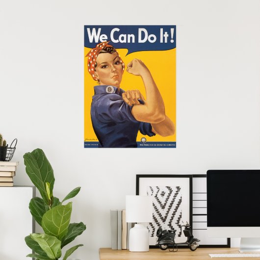 Poster de Rosie the Riveter (Bureau à domicile)