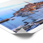 Poster de Rovinj Harbour, Croatie (Coin)