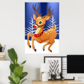 Poster de Rudolph Prancing (Bureau à domicile)