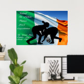 Poster de rugby Irlande (Bureau à domicile)