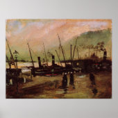 Poster De Ruijterkade à Amsterdam par Vincent van Gogh (Devant)