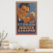 Poster De Russie Avec Bière (Cuisine)