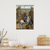 Poster de Saint George Rogier van der Weyden Art (Cuisine)
