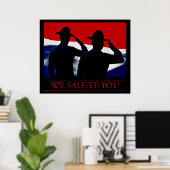 Poster de salutations (Bureau à domicile)
