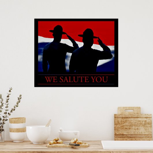 Poster de salutations (Cuisine)