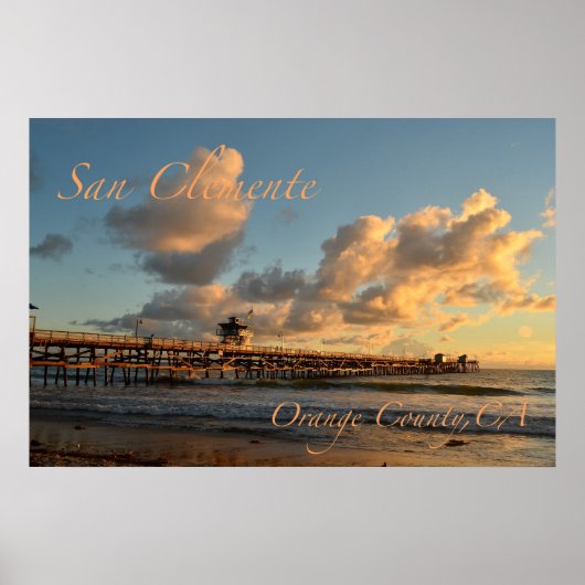 Poster de San Clemente California (Devant)