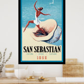 Poster de San Sebastian Espagne (Cuisine)