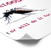 Poster de sang moustique (Coin)
