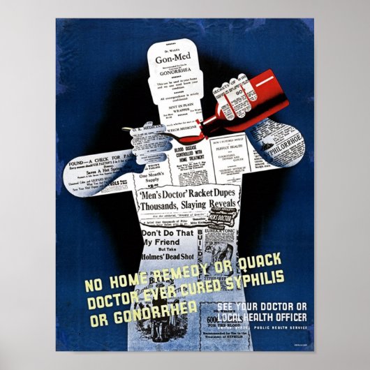 Poster de santé publique vintage (Devant)