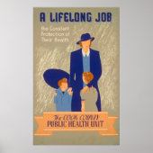 Poster de santé publique vintage (Devant)