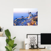 Poster de Santorin (Bureau à domicile)