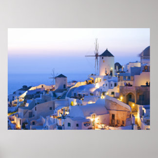Poster de Santorin