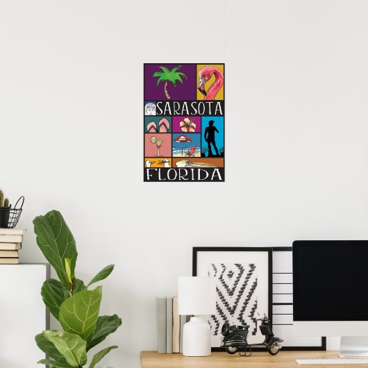 Poster de Sarasota Florida (Bureau à domicile)