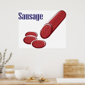 Poster de saucisses (Cuisine)