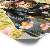 Poster de Schnauzer miniature - Drôle Chien Art Im (Coin)