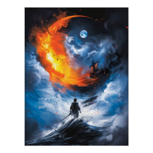 Poster de science-fiction Art (Devant)