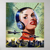 Poster de science-fiction rétro (Devant)