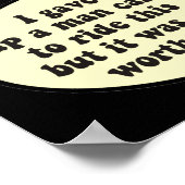 Poster de scooter de carte man (Coin)