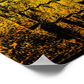 Poster de sculpture Art Déco Aigle Grunge Stone (Coin)