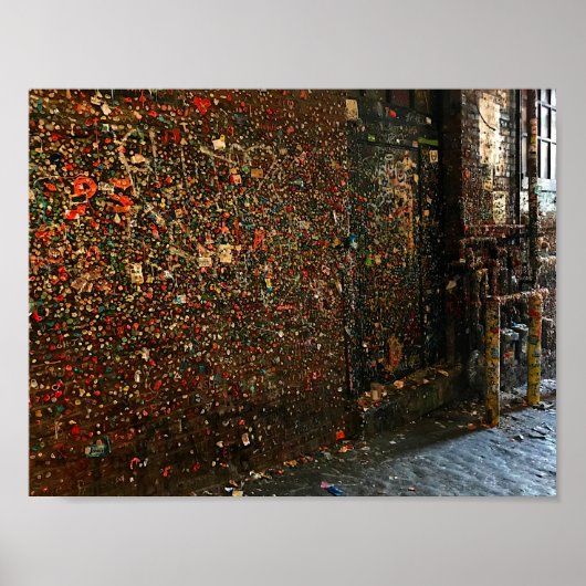 Poster de Seattle Gum Wall #1 (Devant)