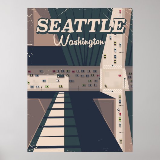 Poster de Seattle, Washington State Travel (Devant)