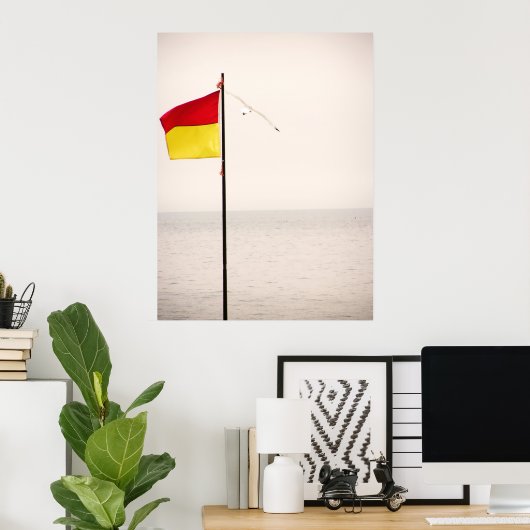 Poster de sécurité en vol (Bureau à domicile)