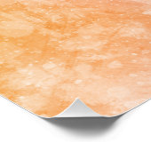 Poster de sélection d'aquarelle de texte personnal (Coin)