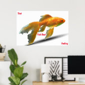 Poster de sensation de bol de poisson (Bureau à domicile)