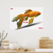 Poster de sensation de bol de poisson (Cuisine)