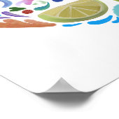 Poster de sensibilisation à la chaux de Lyme Ruban (Coin)