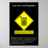 Poster de sensibilisation à la sécurité des attaqu (Devant)