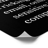 Poster de sensibilisation à la sécurité du génie s (Coin)