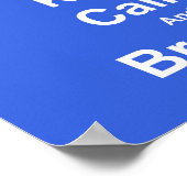 Poster de sensibilisation à l'asthme et au calme (Coin)