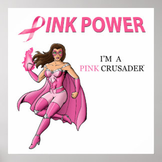 Poster de sensibilisation au cancer du sein Pink C