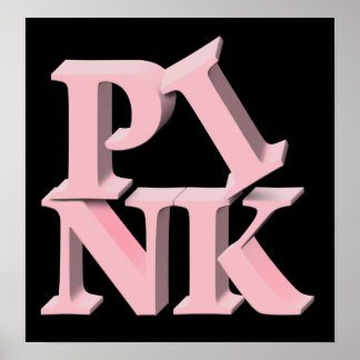 Poster de sensibilisation au cancer du sein Pinkon