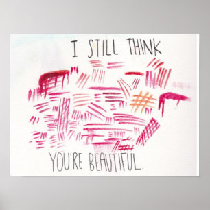 Poster de sensibilisation et d'acceptation de l'au