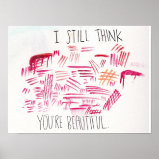 Poster de sensibilisation et d'acceptation de l'au