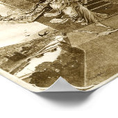 poster de sépia des anges vintages (Coin)