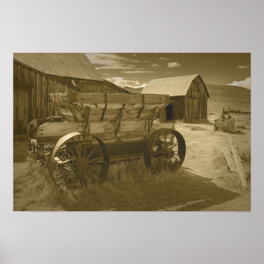 Poster de Sepia Panier de Bodie Mining (Devant)