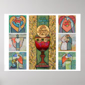 Poster de sept sacrements catholiques (Devant)