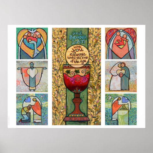 Poster de sept sacrements catholiques (Devant)