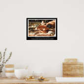 Poster de sérénité de récupération en 12 étapes (Cuisine)