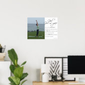 Poster de sérénité de récupération en 12 étapes (Bureau à domicile)