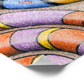 Poster de serpent Alphabet de Denis Gaston Art (Coin)