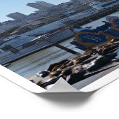 Poster de SF City Skyline & Pier 39 Sea Lions #1-2 (Coin)