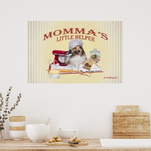 poster de Sheltie Momma's Helper lg (Cuisine)