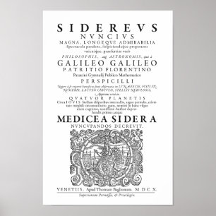 Poster de Sidereus Nuncius