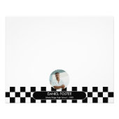 Poster de signature de diplôme de la photo en noir (Devant)