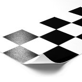 Poster de signature de diplôme de la photo en noir (Coin)