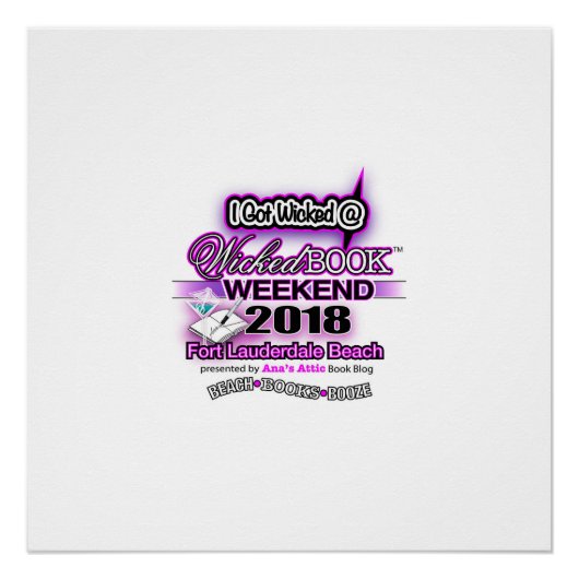 Poster de signature de la fin de semaine du livre  (Devant)